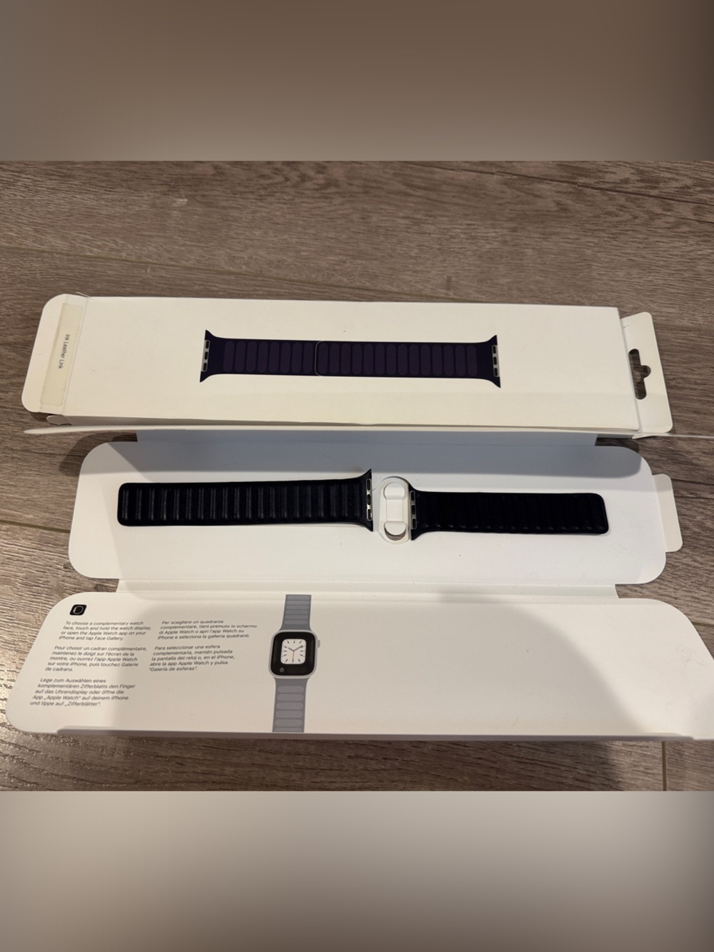 Apple Ink Leather Link Band - 41mm M/L
